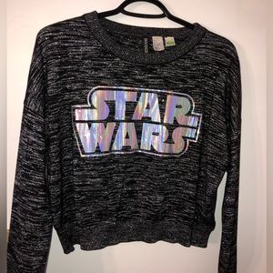 Star Wars crop sweater